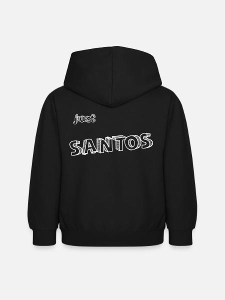 Santos Name - Kinder Hoodie - Schwarz
