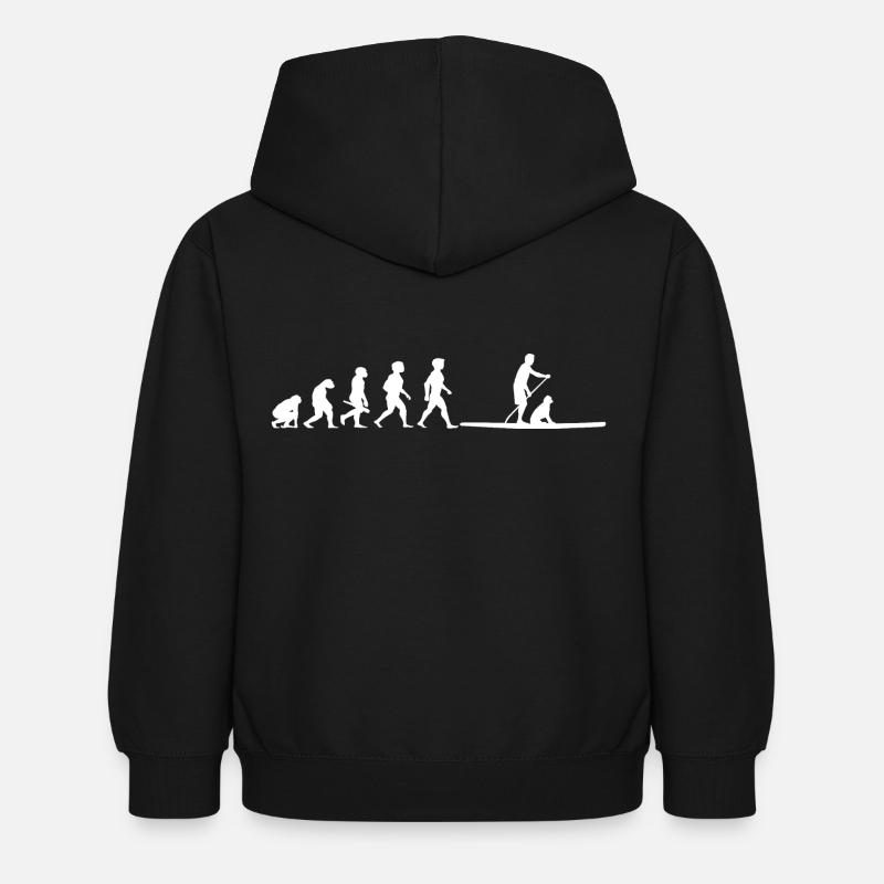 Evolution Stand Up Paddling Paddle Stand Up Paddle SUP - Kids Hoodie - black