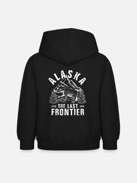 Alaska - Kinder Hoodie - Schwarz