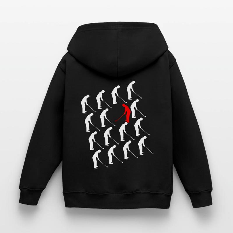 Golf Gift Golf Swing Golf Course is different Kids Hoodie