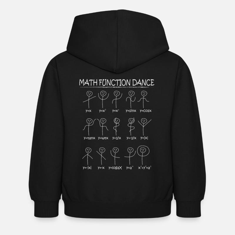 Mathématiques Fonctions danse - Sweat à capuche Enfant - noir