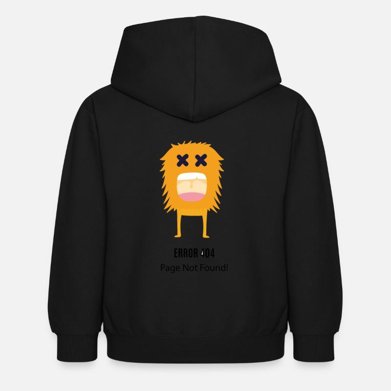 erreur 404 - Sweat à capuche Enfant - noir
