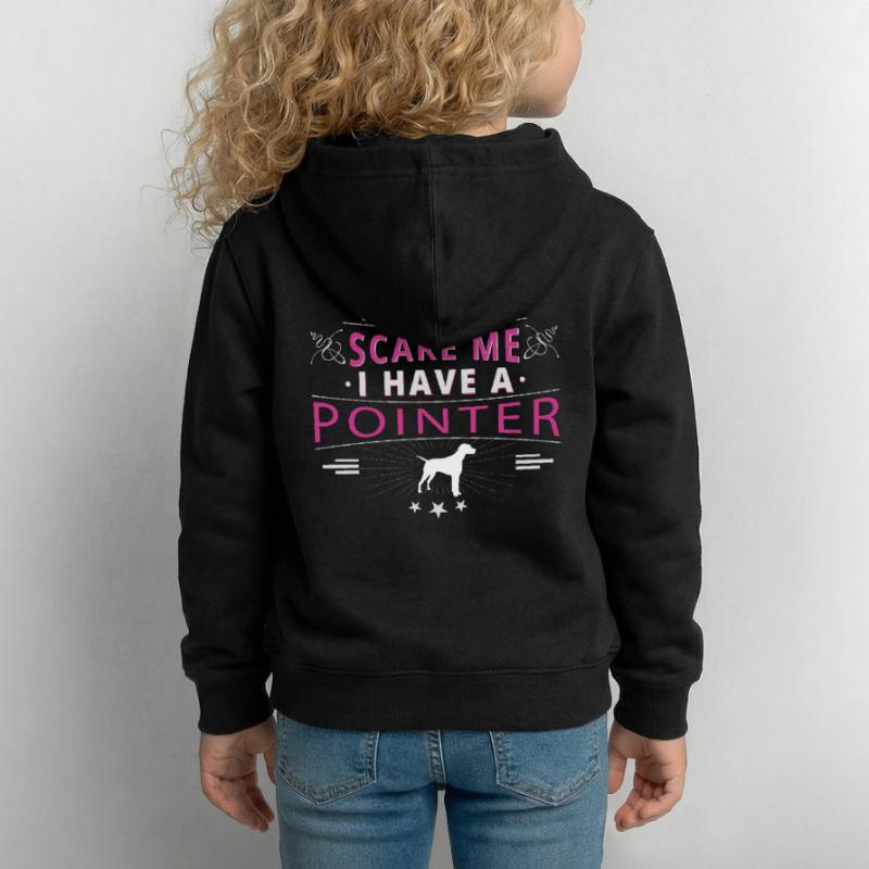 English pointer scare pointer Kids Hoodie
