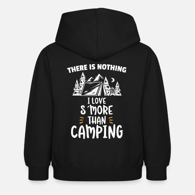 Il n'y a rien que j'aime - Sweat à capuche Enfant - noir