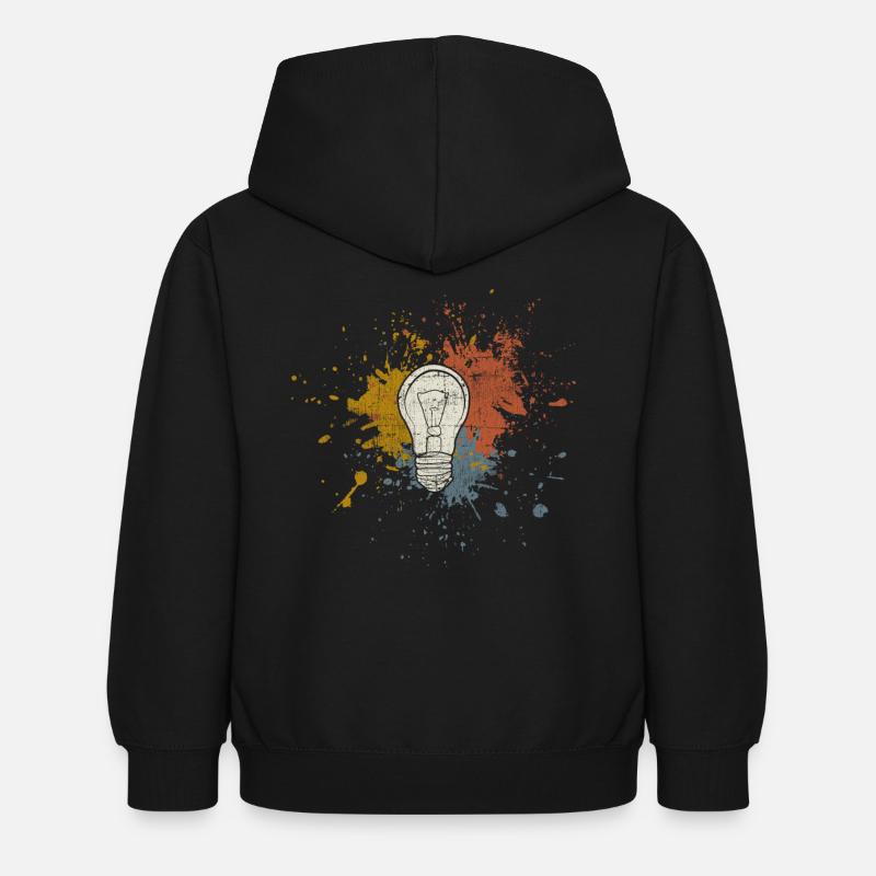 Nerd schlau - Kinder Hoodie - Schwarz
