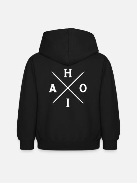 Ahoi - Kinder Hoodie - Schwarz