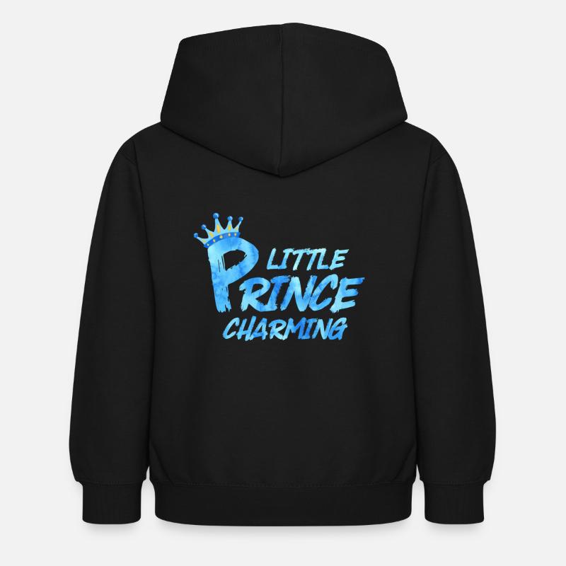 Petit Prince de Charme - Sweat à capuche Enfant - noir
