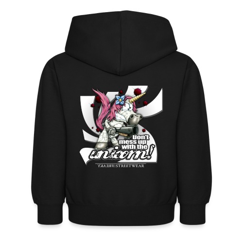 Don't mess up with the unicorn - Kinder Hoodie