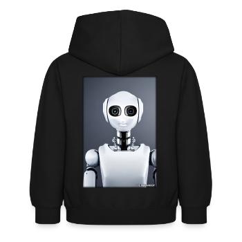 Robot Future Technology Science Android - Sweat à capuche Enfant - noir - Dos - AI Model Kid Female (0cm)