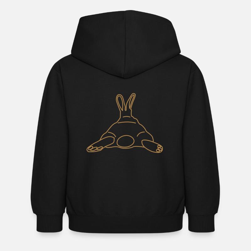 rabit - Kinder Hoodie - Schwarz