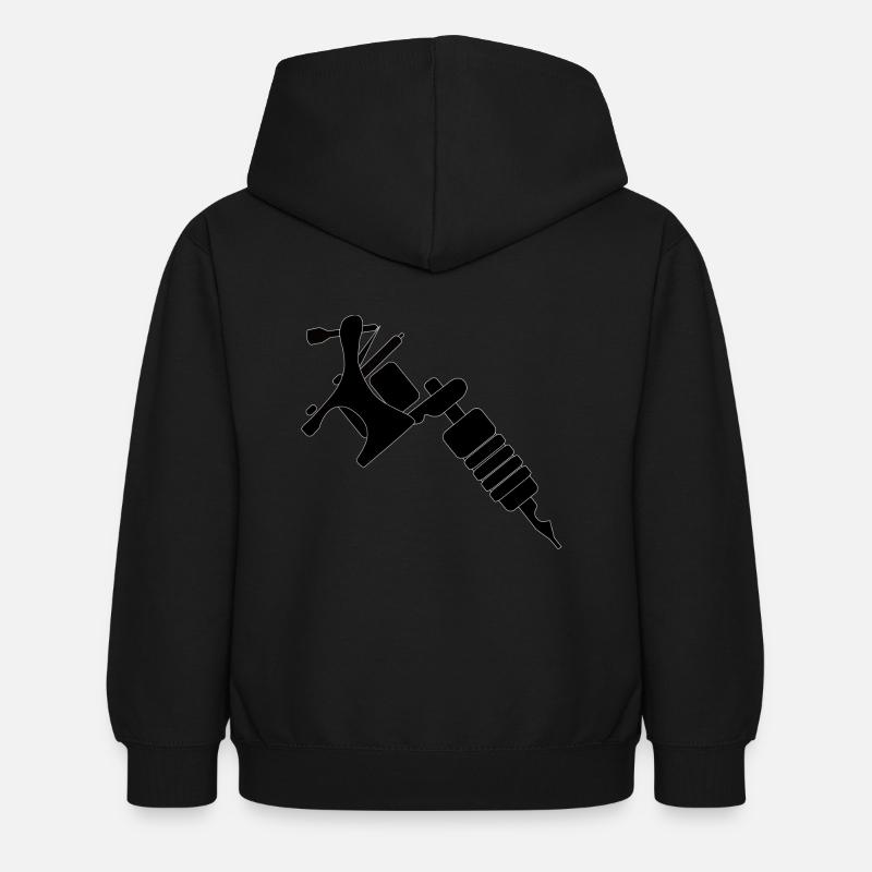 Machine à tatouer - Sweat à capuche Enfant - noir