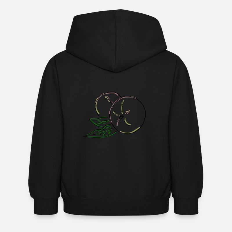 pêche - Sweat à capuche Enfant - noir