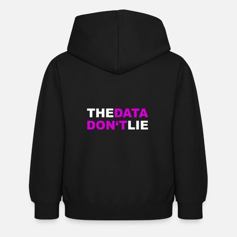 Data - Kids Hoodie - black