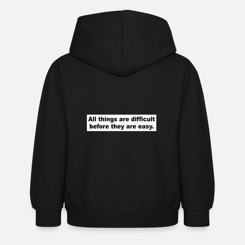 Motivation - Sweat à capuche Enfant - noir