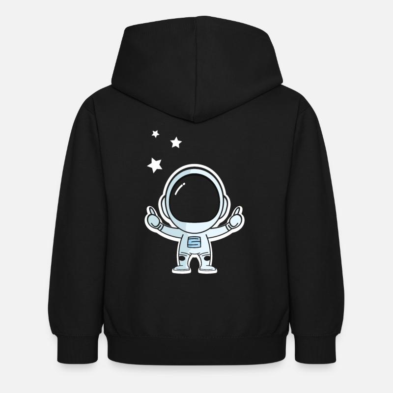 Espace - Sweat à capuche Enfant - noir