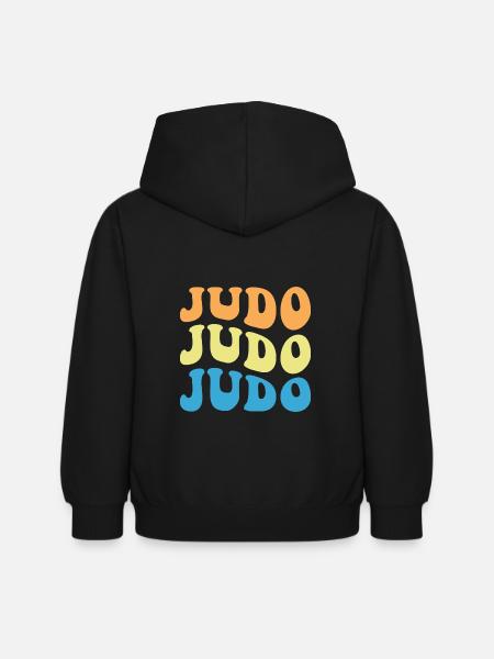 Judo - Kinder Hoodie - Schwarz