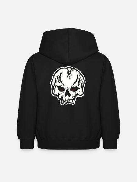 Zombie - Kinder Hoodie - Schwarz