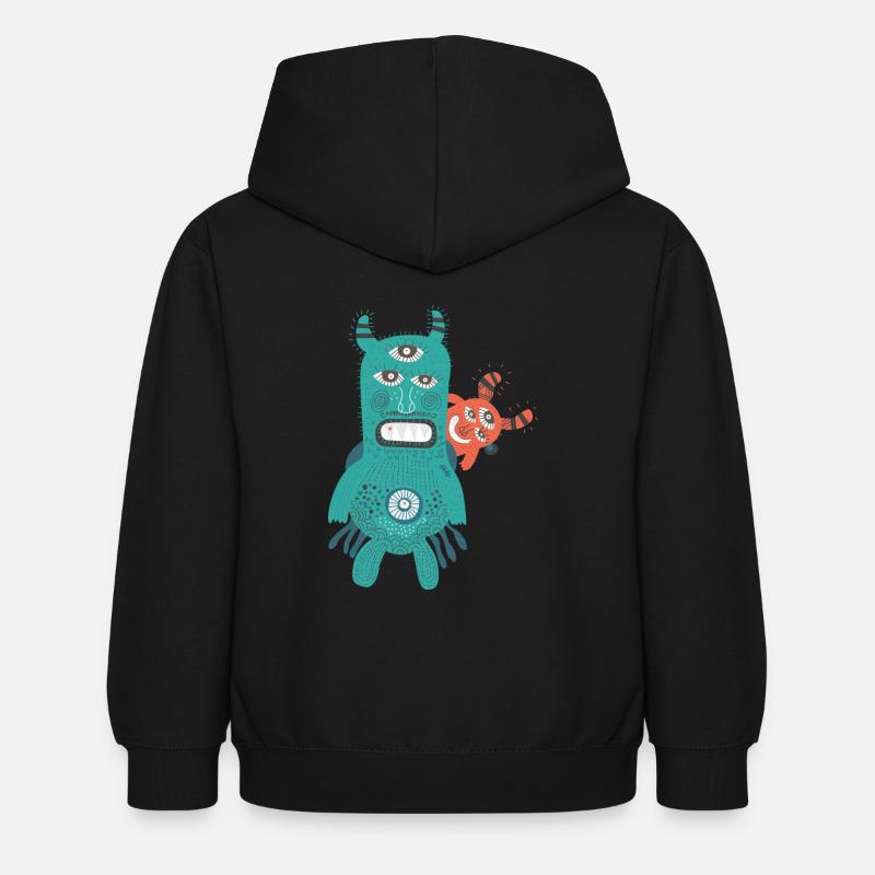 hallowee n581 - Sweat à capuche Enfant - noir