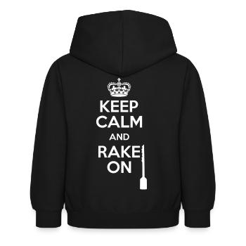 Crochetage Garder Son calme Et Ratisser Sur Le Crochetage De Serrure - Sweat à capuche Enfant - noir - Dos - AI Model Kid Female (0cm)