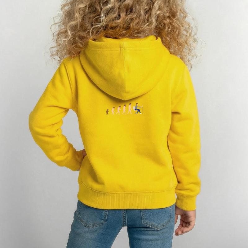 Evolution Entwickler Programmierer Lustiges Gift Kinder Hoodie