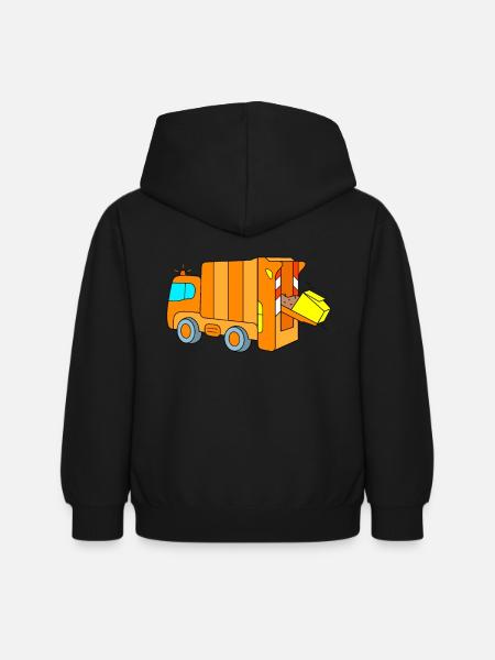 Garbage collection - Kids Hoodie - black