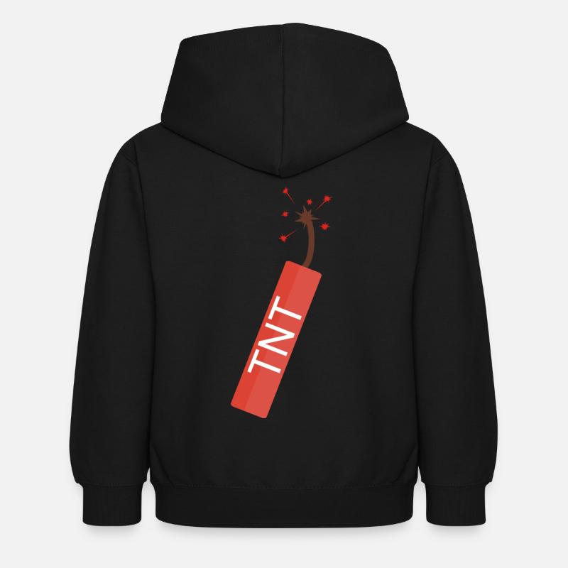 TNT Dynamite rod - Kids Hoodie - black