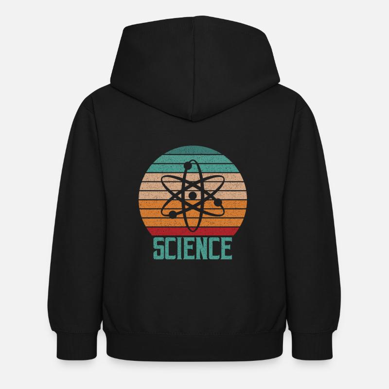 Wissenschaft Atom Atom T-Shirt - Kinder Hoodie - Schwarz