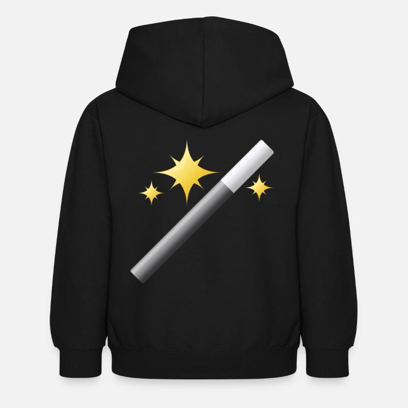 Wizard Wizard Sorcerer Magic Magic Witch Magic - Kids Hoodie - black