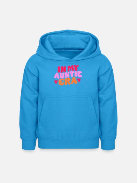 In My Auntie Era Statement - Kinder Hoodie - Meeresblau