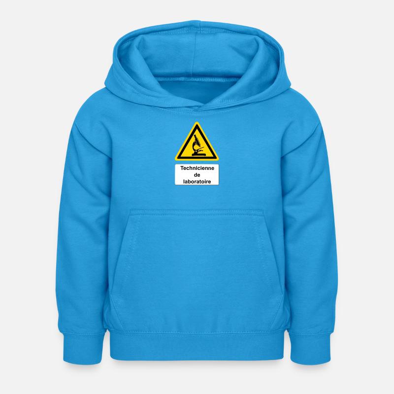 Technicienne de laboratoire - Sweat à capuche Enfant - bleu mer