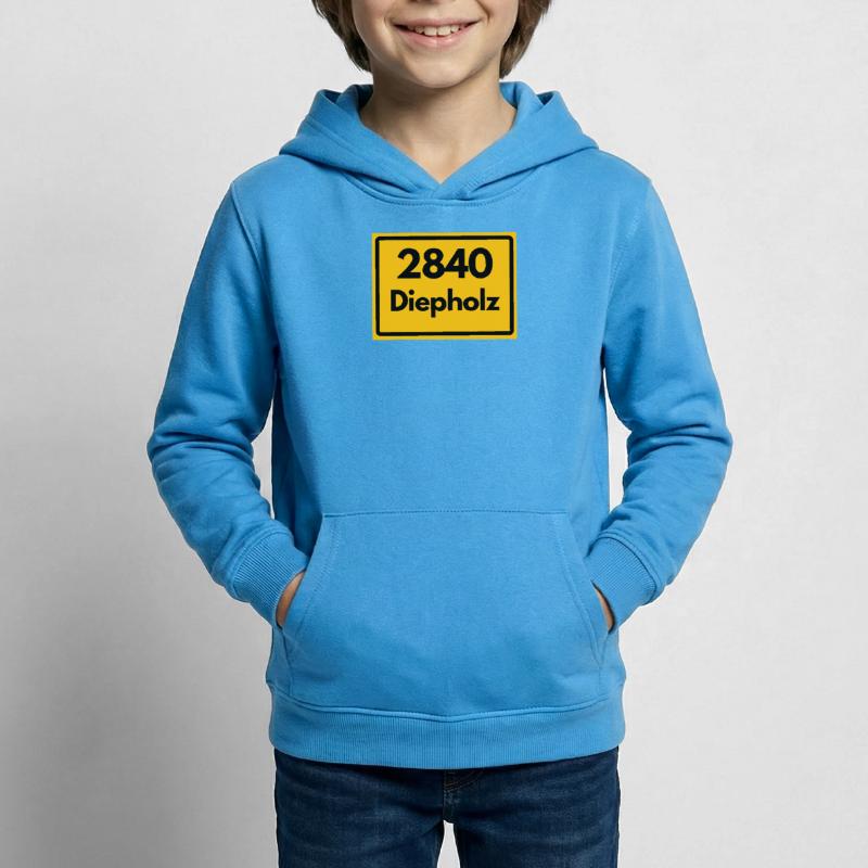 OLD POSTCODE POSTCODE RETRO 2840 DIEPHOLZ – HANSEB Kids Hoodie