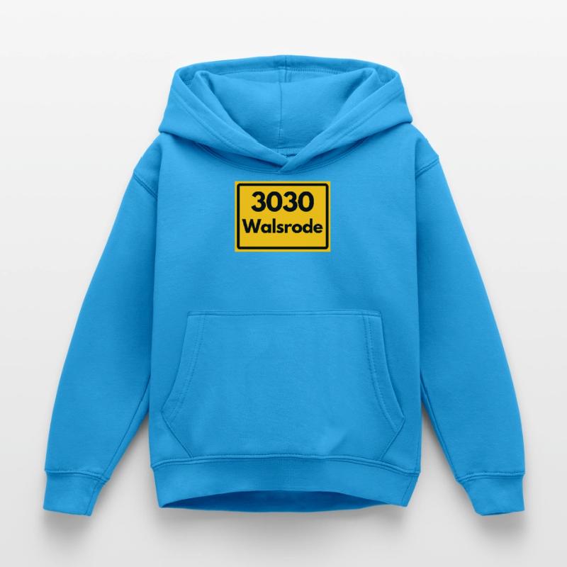 OLD POSTCODE POSTCODE RETRO 3030 WALSRODE VOGELW. Kids Hoodie