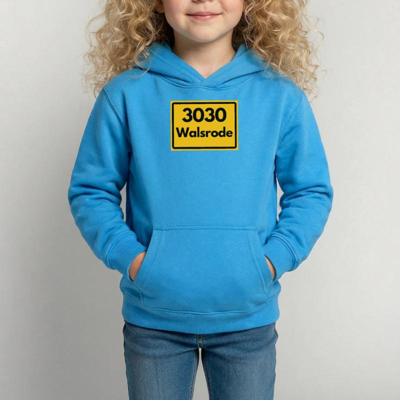 OLD POSTCODE POSTCODE RETRO 3030 WALSRODE VOGELW. Kids Hoodie