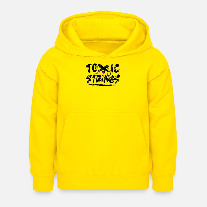 Cordes toxiques 2 Couleur - Sweat à capuche Enfant - jaune