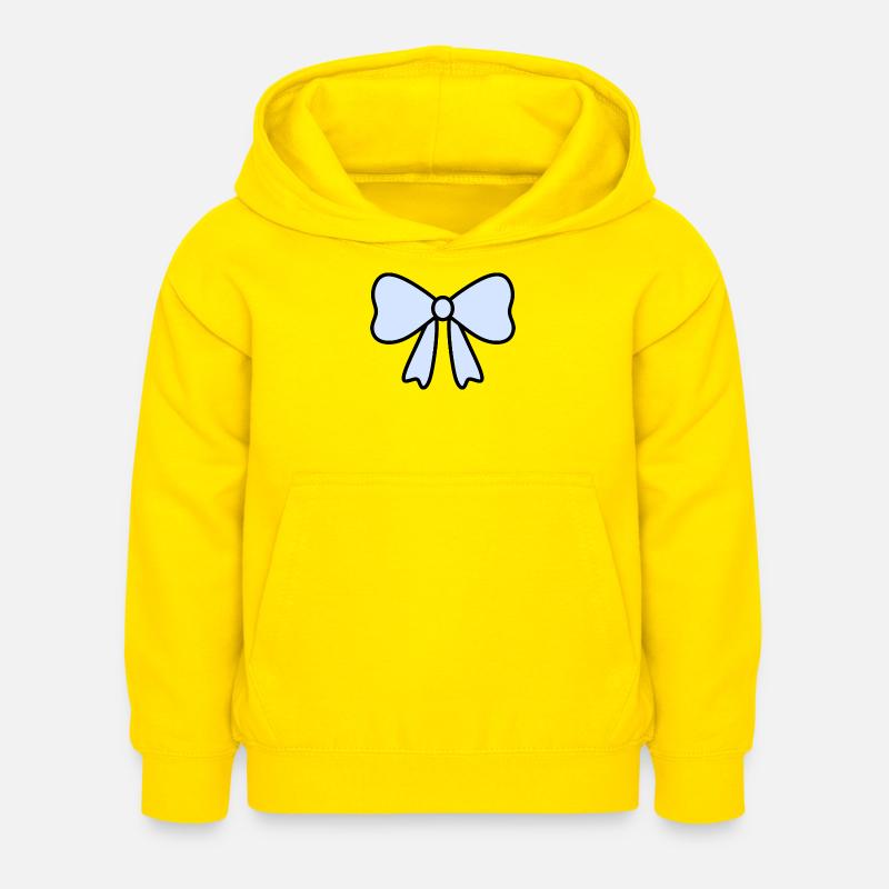 Conception délicate de l’arc bleu clair - Sweat à capuche Enfant - jaune