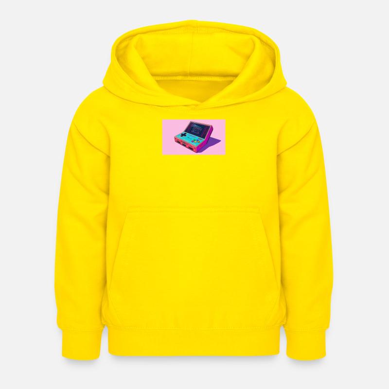Console fraîche - Sweat à capuche Enfant - jaune