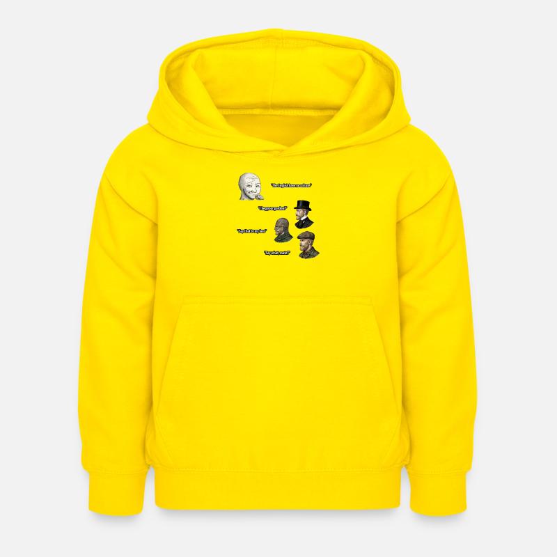 PROENGLAND - Sweat à capuche Enfant - jaune