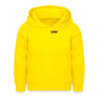 Rescue Diver - Sweat à capuche Enfant - jaune - Devant - AI Model Kid Female (0cm)