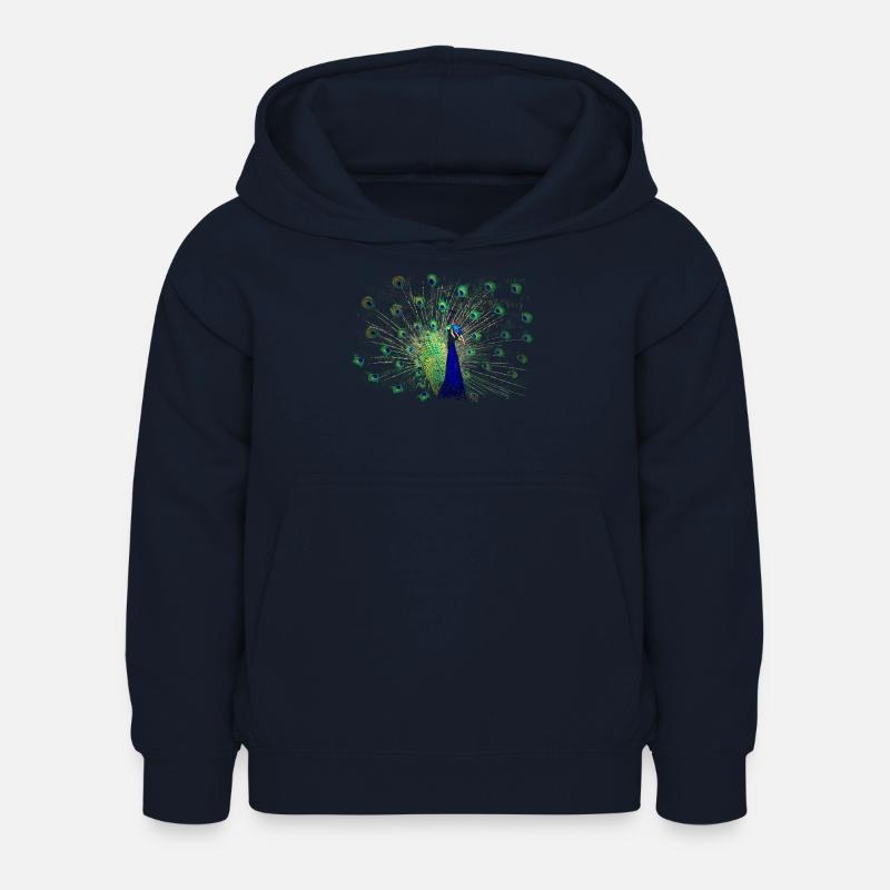 Peacock - Sweat à capuche Enfant - marine