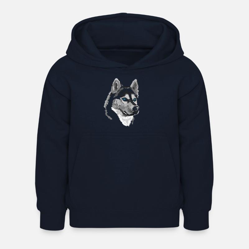 Husky - Sweat à capuche Enfant - marine