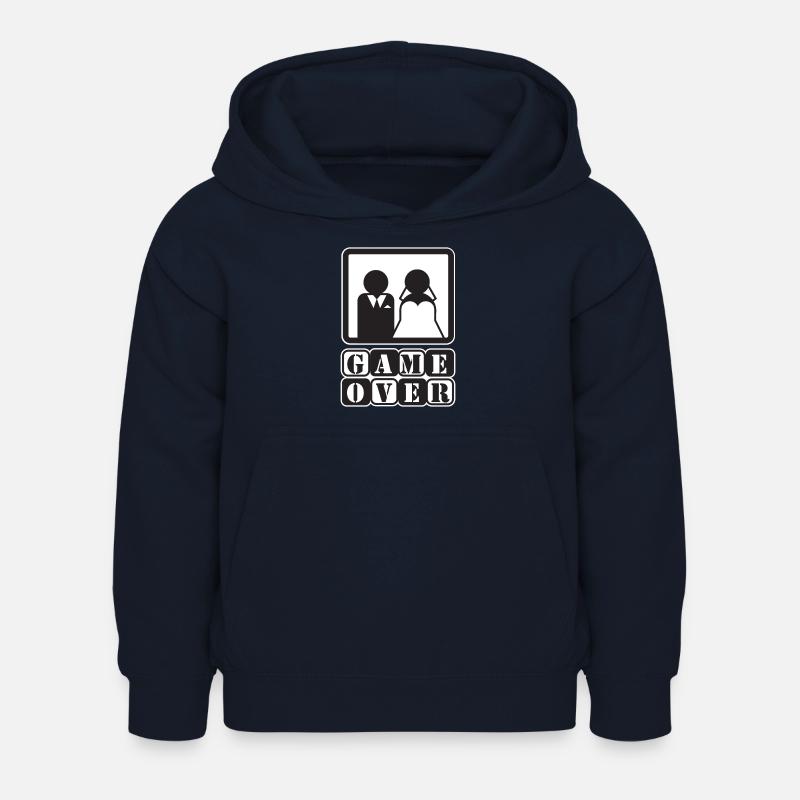 Enterrement de vie de garçon Game Over Sort - Sweat à capuche Enfant - marine