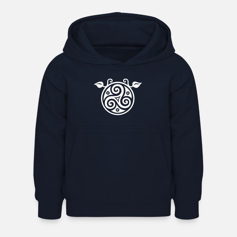 Triskell - Sweat à capuche Enfant - marine