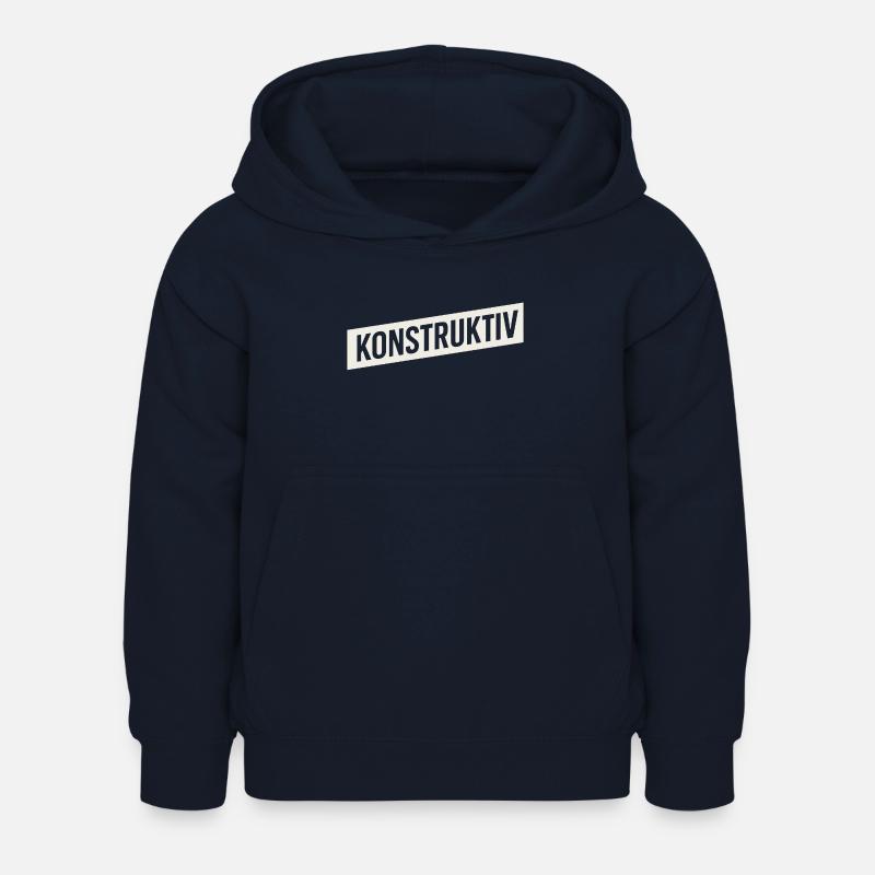 Constructive - Kids Hoodie - navy