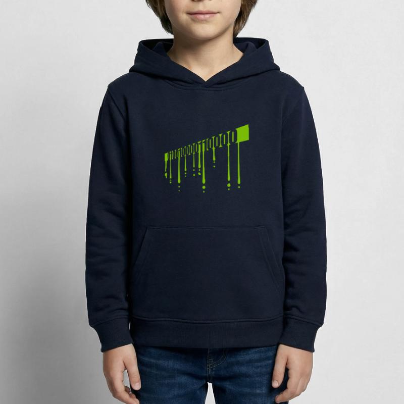 Binary Code Program Language Kids Hoodie