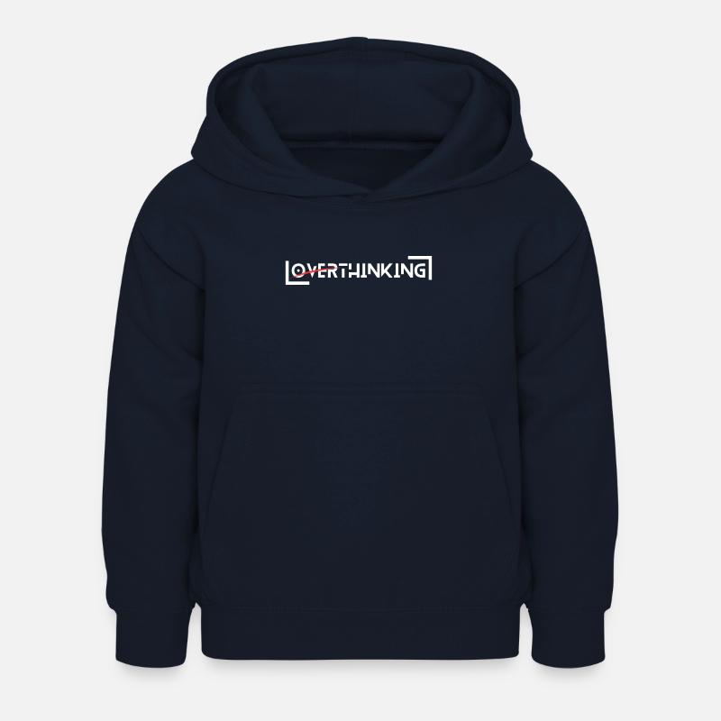 Overthinking - Kinder Hoodie - Navy