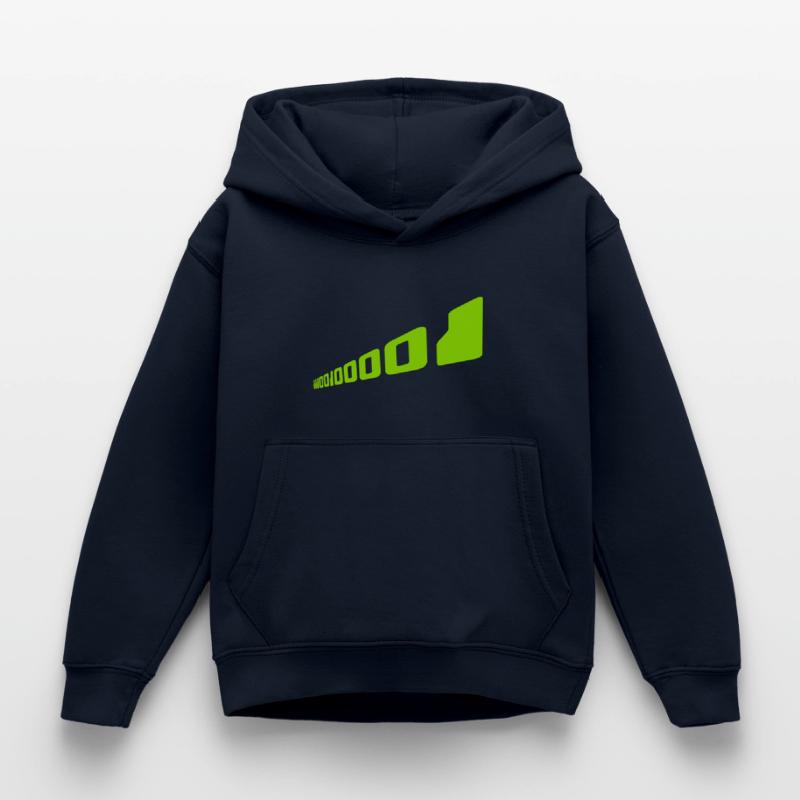 Binary Code Program Language Kids Hoodie