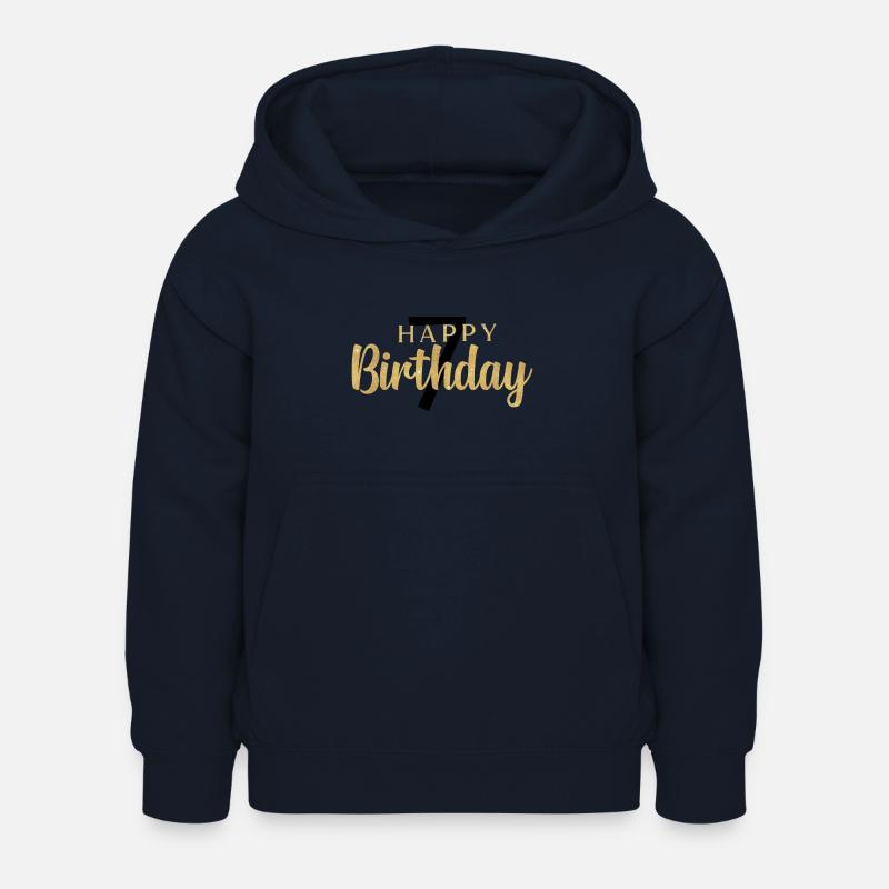 Joyeux anniversaire 7 - Sweat à capuche Enfant - marine