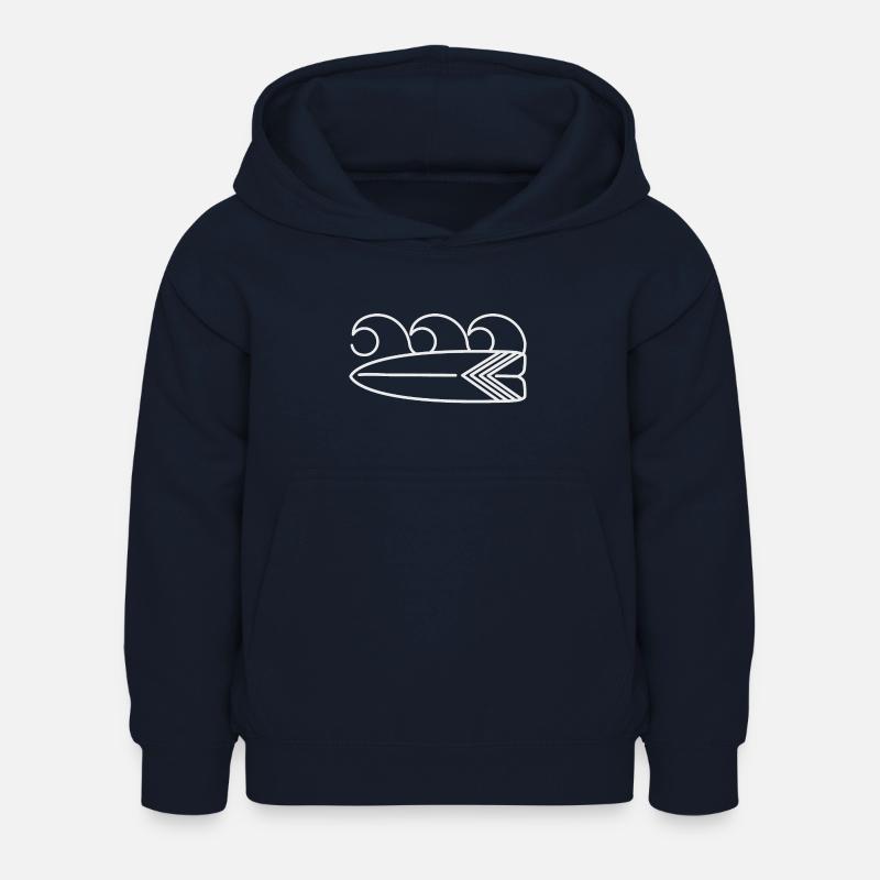 Planche de surf - Sweat à capuche Enfant - marine