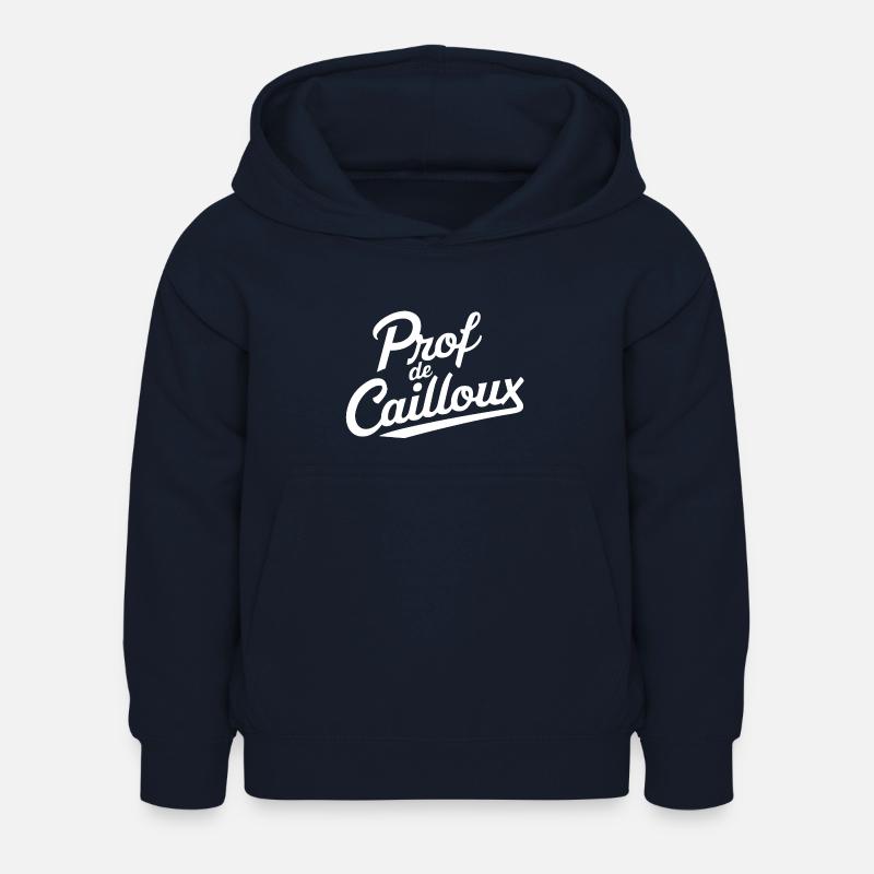 Prof de cailloux - Sweat à capuche Enfant - marine