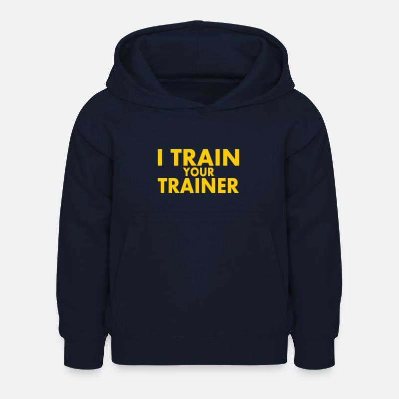 I train your trainer - Sweat à capuche Enfant - marine